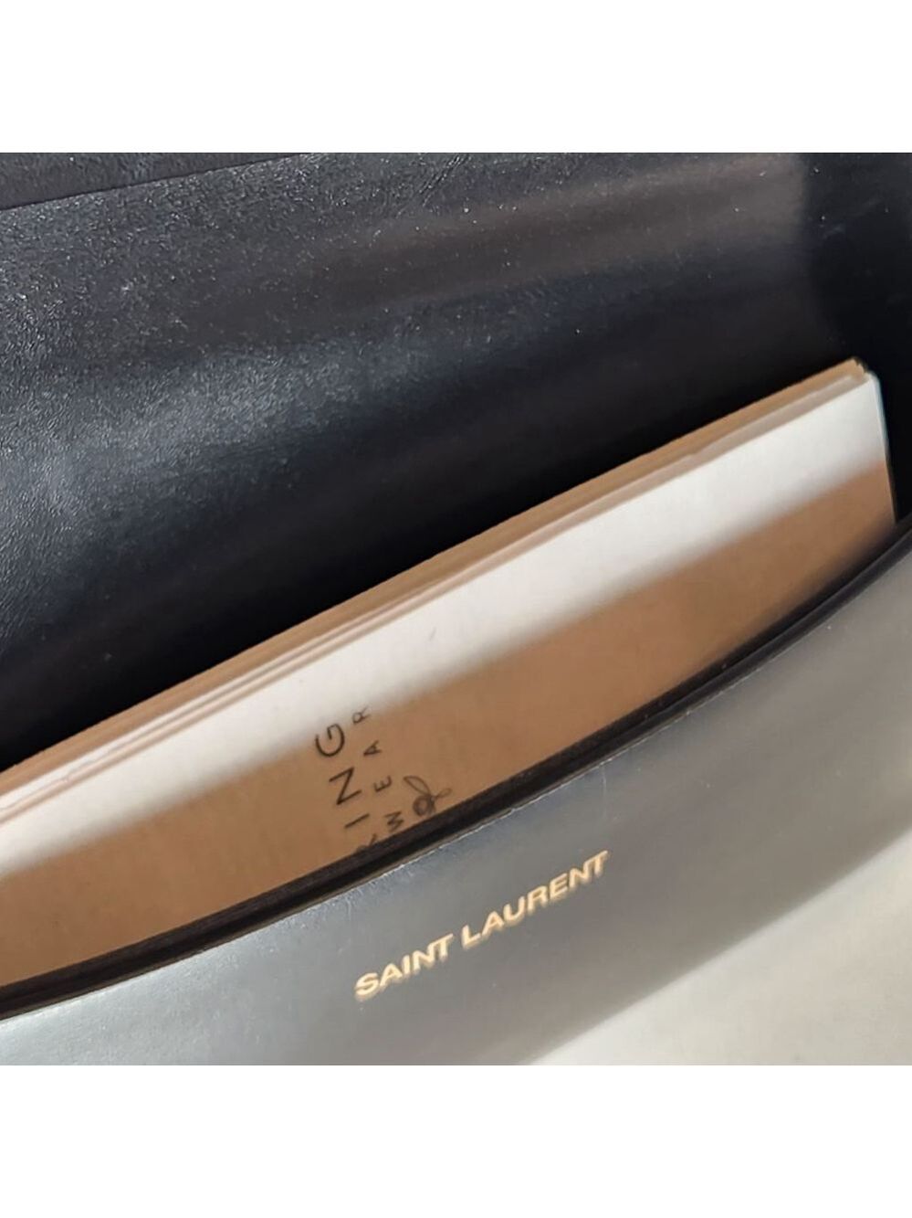 Saint Laurent Sunglasses Brown One Size SL-515 CAT EYE SUNGLASSES Gray Lens YSL - Picture 12 of 16